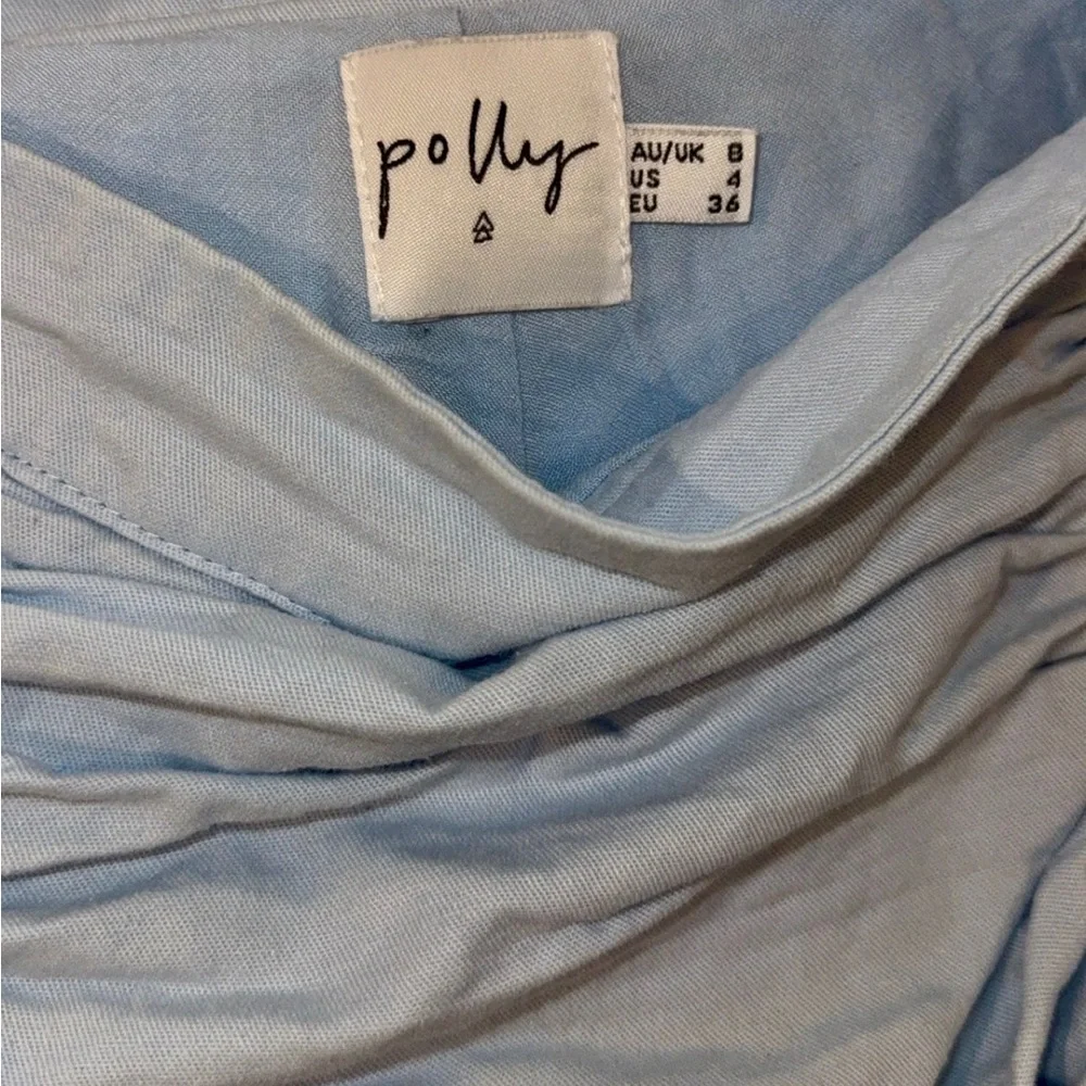 Excellent condition Princess Polly Lillian Mini Ruched Skirt Size:4 - Picture 3 of 7